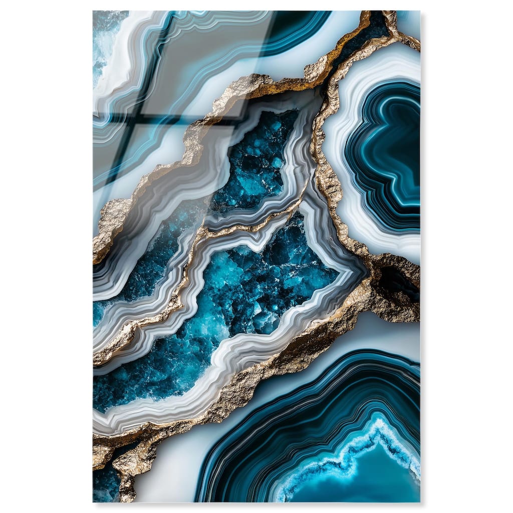Teal Tides Treasure II Acrylic by Art Remedy, Ready to Hang