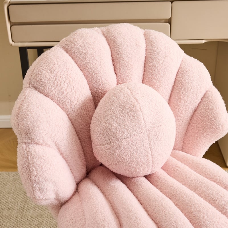 Shell-Shaped Vanity Chair