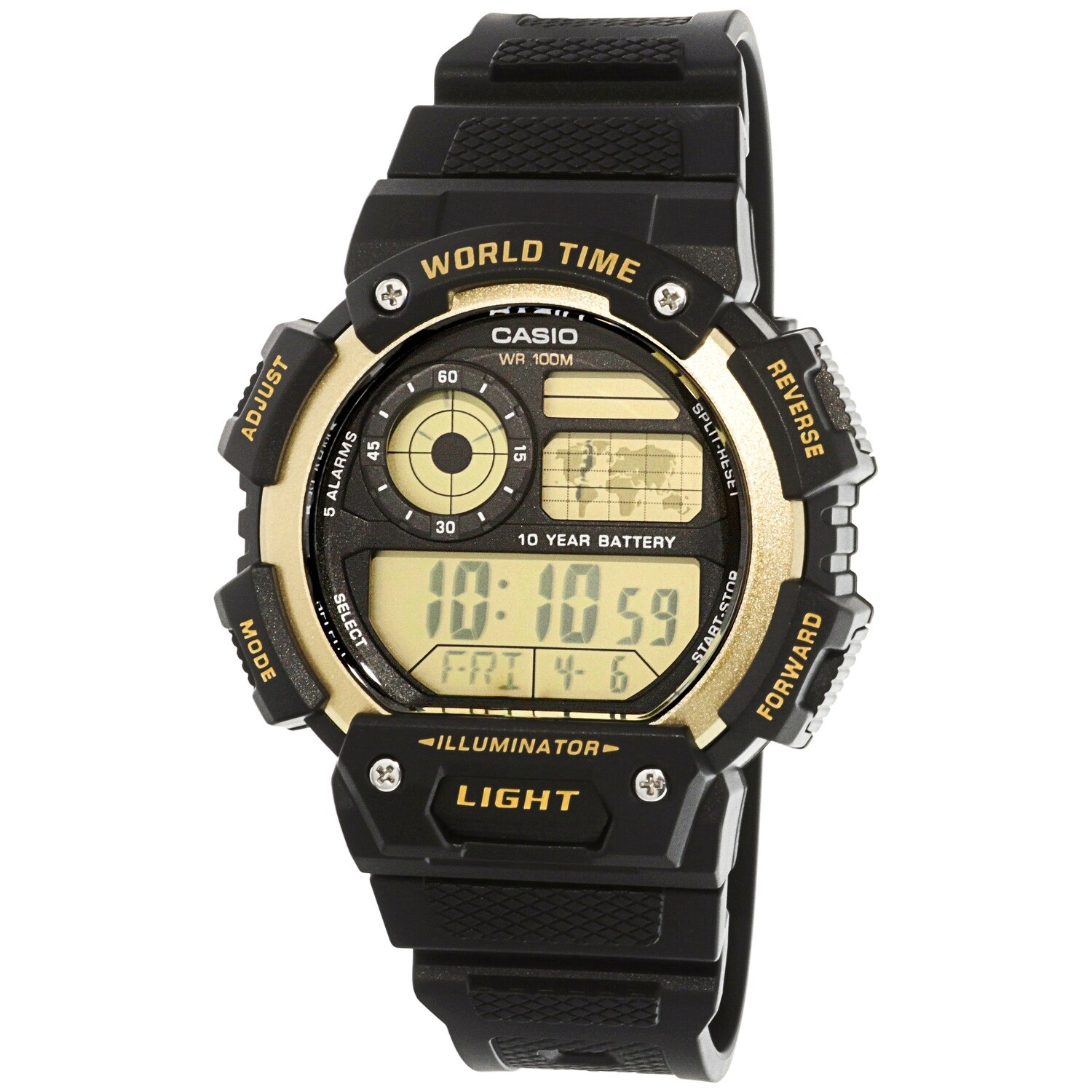 casio men's quartz resin sport watch