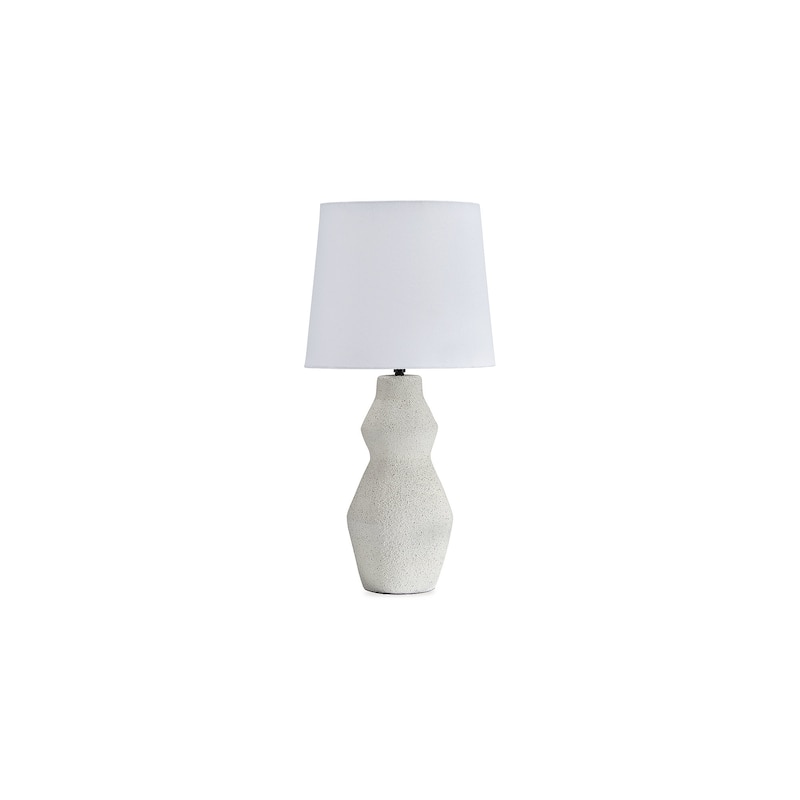 Signature Design by Ashley Dawthorne Beige Table Lamp - 12" W x 12" D x 25" H