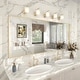 preview thumbnail 120 of 192, KIOTEE Modern Metal Frame Wall Mounted Bathroom Vanity Mirror with 5-year warranty 72x32 - Gold