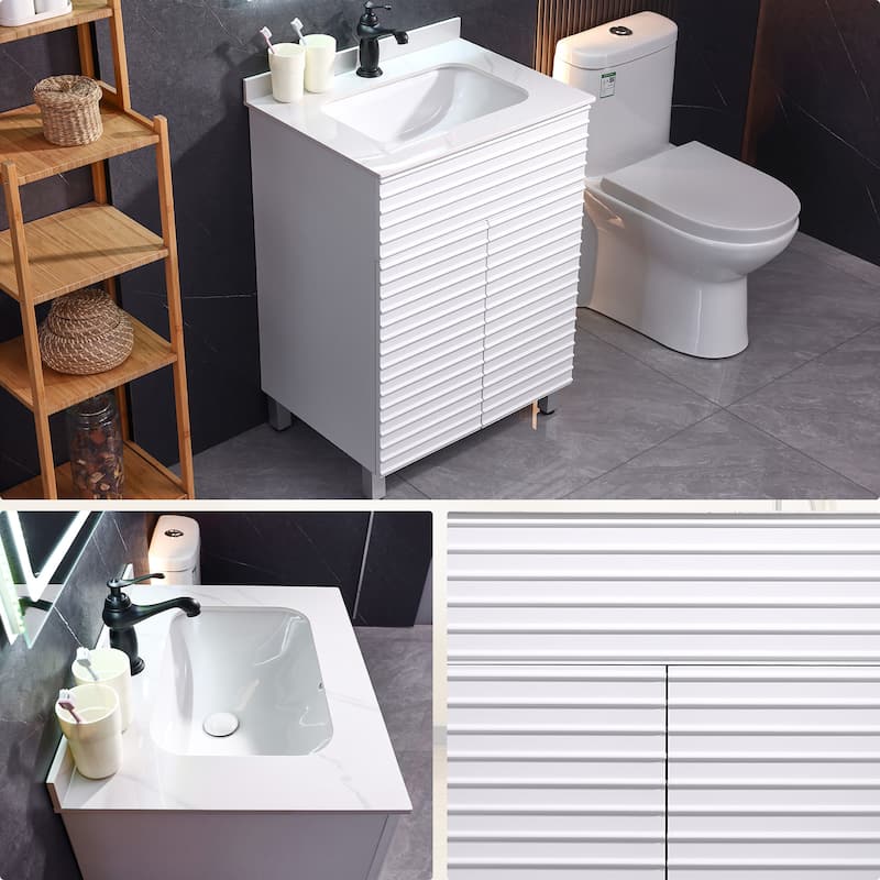 24 Inch Bathroom Vanity with Sink Stylish and Modern Affordable Bathroom Furniture