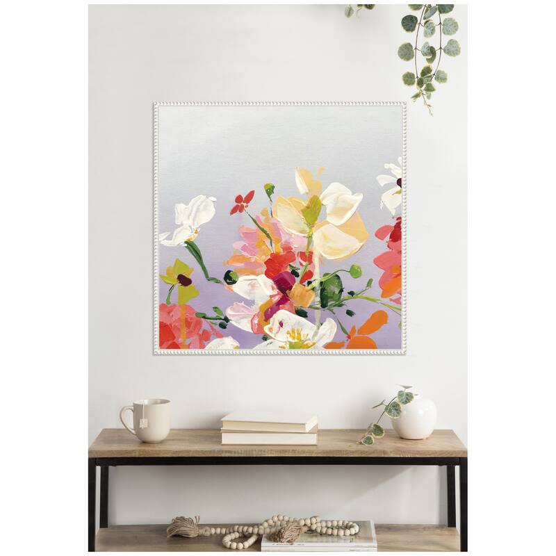 Kate and Laurel Sylvie Facing Each One Framed Canvas by Emma Daisy