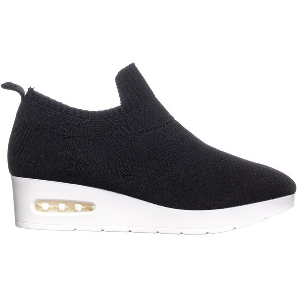 dkny angie slip on wedge sneaker