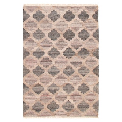 Ankara FW Taupe Kilim 5'3" x 8'0" - 5'3 x 8'0