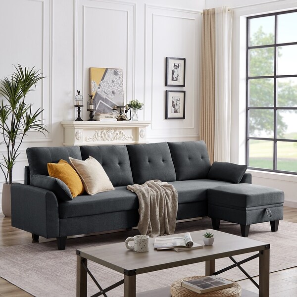 Modular Sectional Sofa Couch L Shaped With Chaise Storage