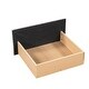 preview thumbnail 10 of 20, Velvet Rabbit-Shaped Twin Size Platform Bed with Drawers and Bed-End Storage Pocket