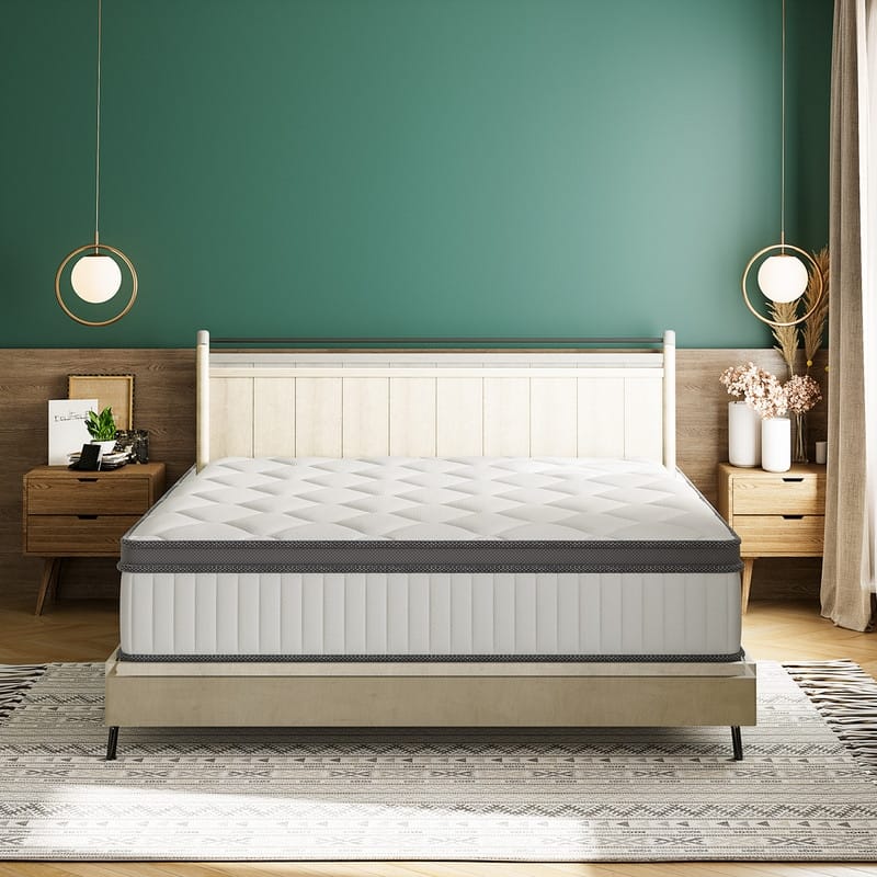 SweDrea 10 in. Medium Hybrid Mattress with Gel Memory Foam, Cooling Comfort, Mattress in a Box