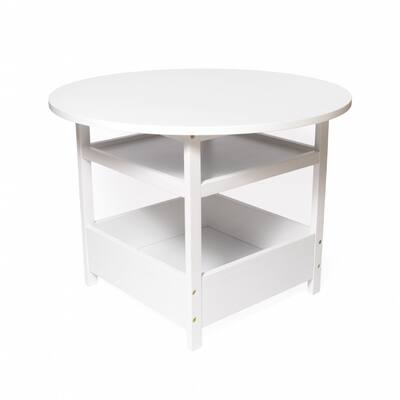 Lipper Kids Activity Table, White