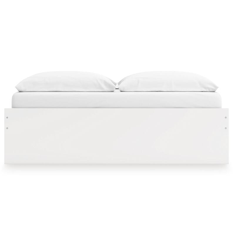 Signature Design by Ashley Onita White King Platform Bed Panels