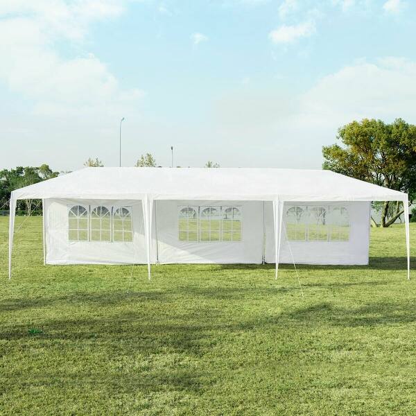 Gymax Outdoor 10x30 Heavy Duty Gazebo Wedding Canopy Party Pavilion