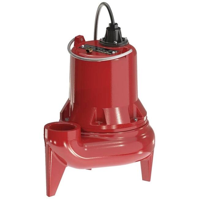 Liberty Pumps 1/2 HP Cast Iron Sewage Pump (2") (Non-Automatic) - Natural