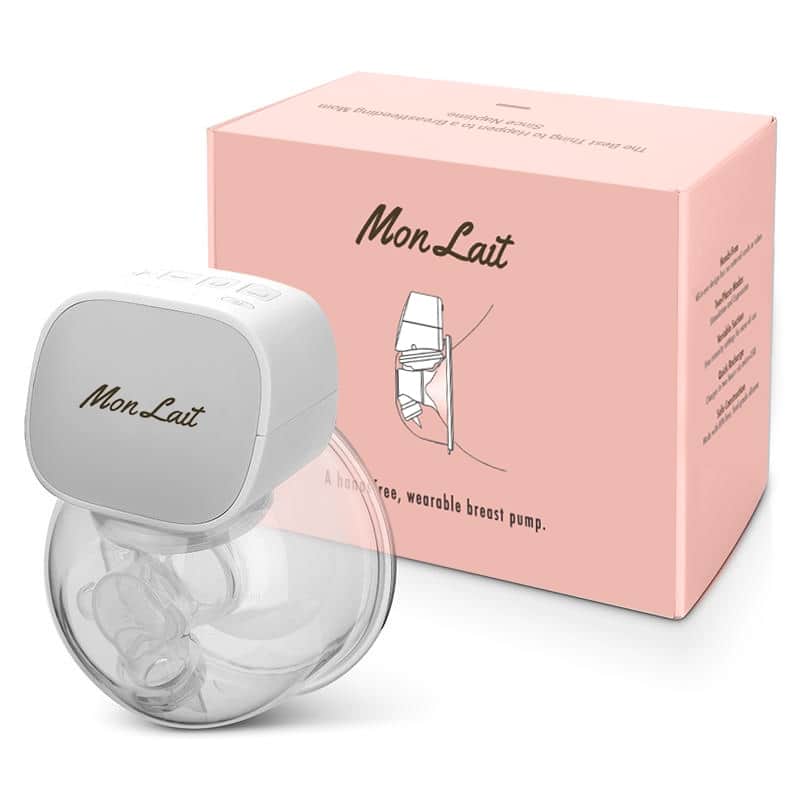 Mon Lait Pump - Hands-free, wearable breast pump - White - Single Pump