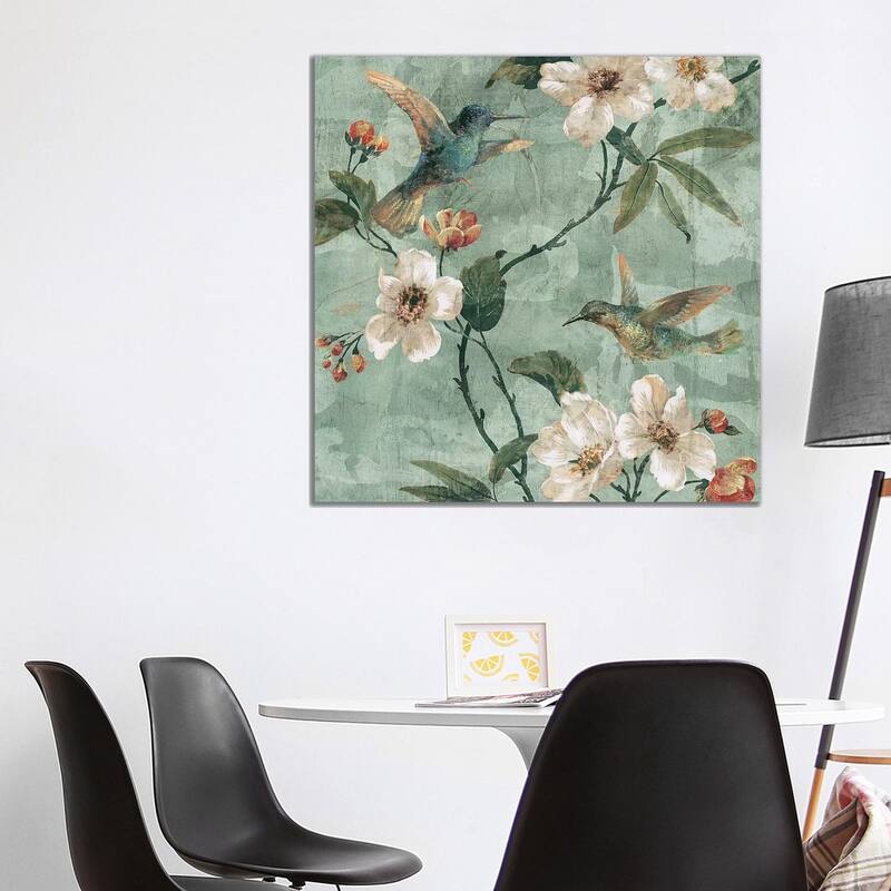 iCanvas "Birds Of A Feather II" by Renee Campbell Canvas Print - 37x37x1.5