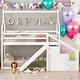 preview thumbnail 2 of 16, Twin Over Twin House Loft Or Bunk Bed With Slide And Staircase for Home