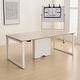 preview thumbnail 1 of 6, Large E0 Conference Table Commercial-Grade Meeting Desk Oak
