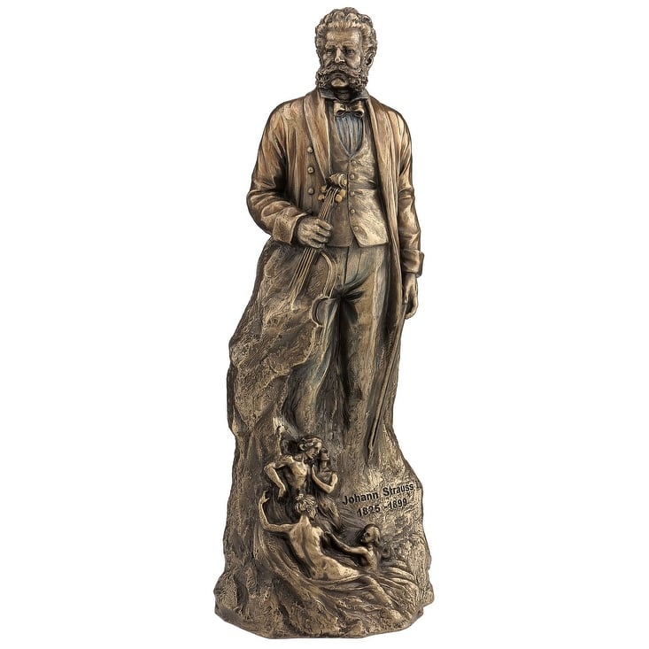 Veronese Design 12.0 H Johann Strauss Ii Cold Cast Bronze