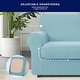preview thumbnail 122 of 149, Subrtex 9-Piece Stretch Sofa Slipcover Sets with 4 Backrest Cushion Covers and 4 Seat Cushion Covers