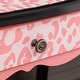 preview thumbnail 6 of 6, Three-Fold Mirror Single Drawer Kids Dresser Red Leopard Print