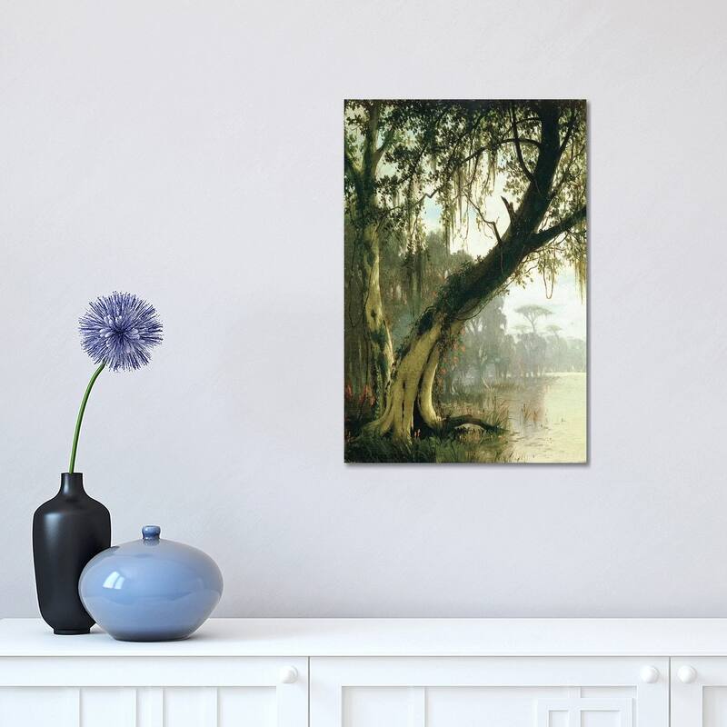 iCanvas "In the Bayou " by Joseph Rusling Meeker Canvas Print - 18x12x1.5