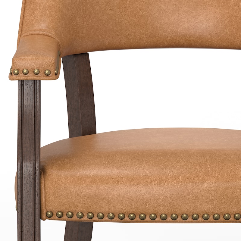 Holliday Dining and Game Chair in Walnut Finish