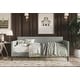 preview thumbnail 1 of 1, Sutton Upholstered Twin Daybed Grey