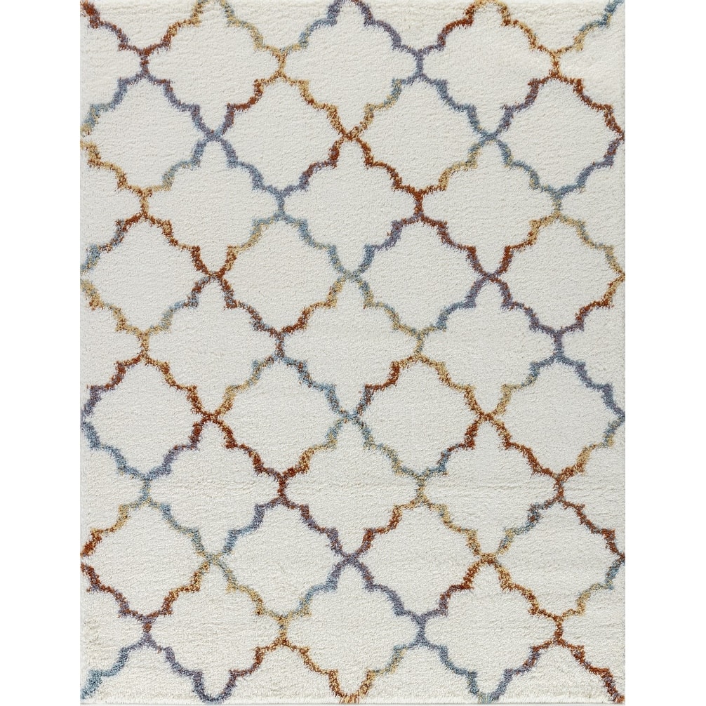 Loft Shag GC_CZY1003 Ivory Shaggy Area Rug