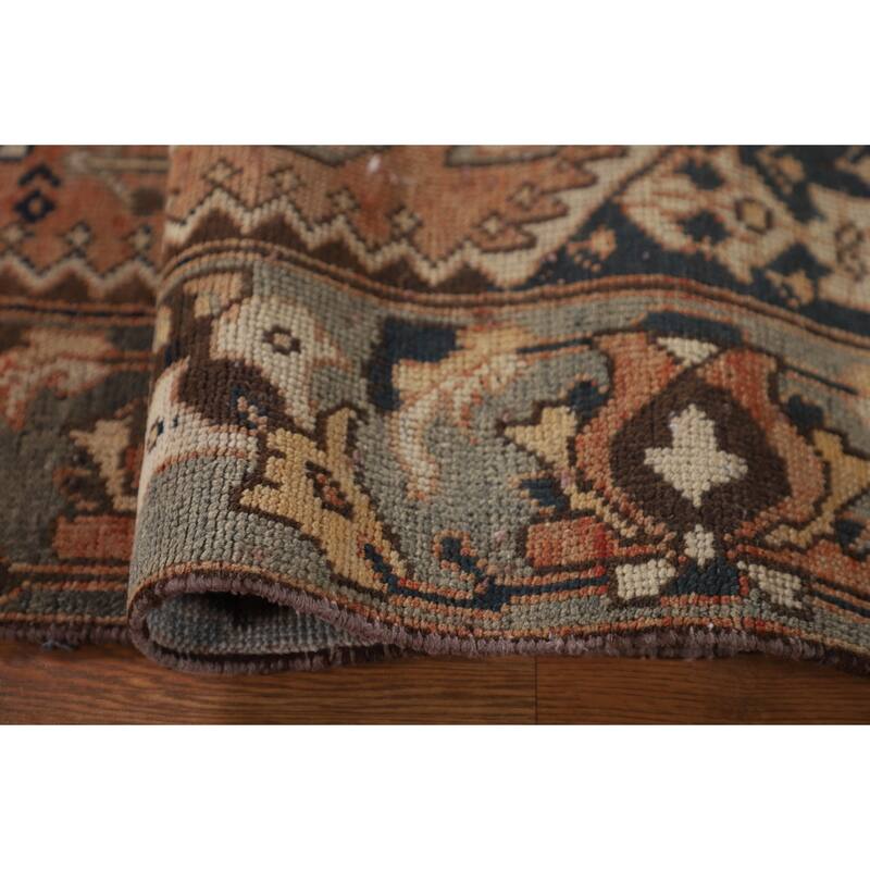 Bakhtiari Persian Vintage Rug Handmade Wool Carpet - 5'3"x 9'11"