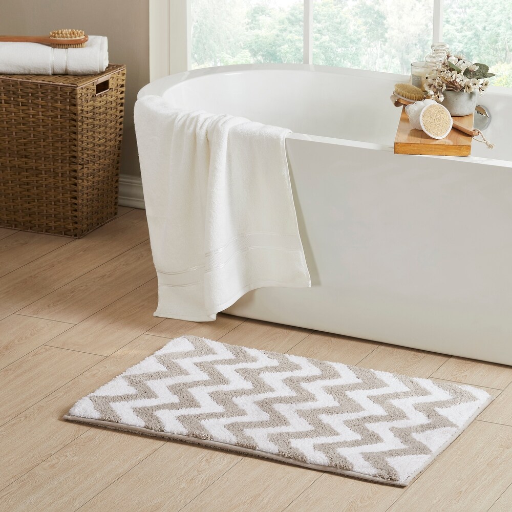 Trier Cotton Non-skid 2-piece Contour and Bath Rug Set by Better Trends -  On Sale - Bed Bath & Beyond - 8886963