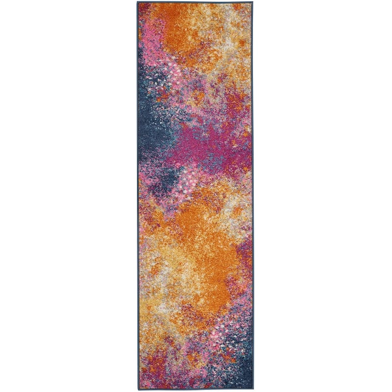 Nourison Passion Colorful Modern Abstract Area Rug