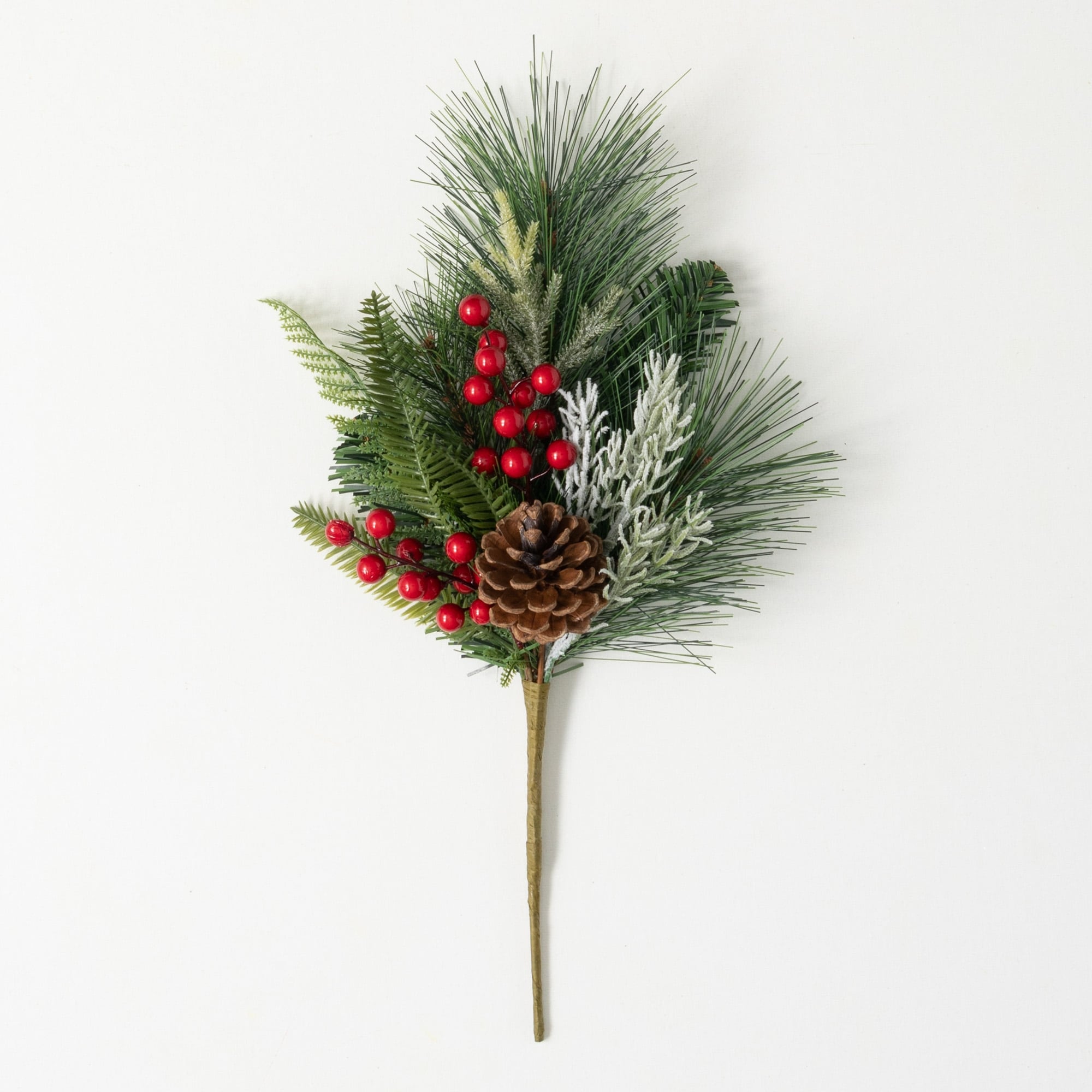 Berry and Pinecone Pick by Sullivans Home Decor