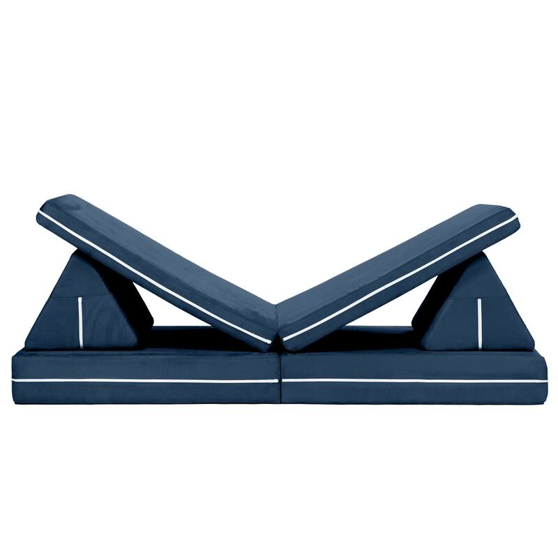 Jaxx Zipline Playscape - Imaginative Furniture Playset for Creative Kids - Navy