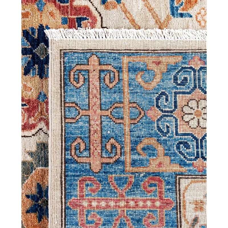Serapi One-of-a-Kind Hand-Knotted Area Rug - Ivory - 8' 0" x 10' 0"
