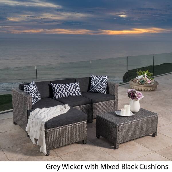 Shop Moses 5 Piece Outdoor Sofa Set On Sale Overstock