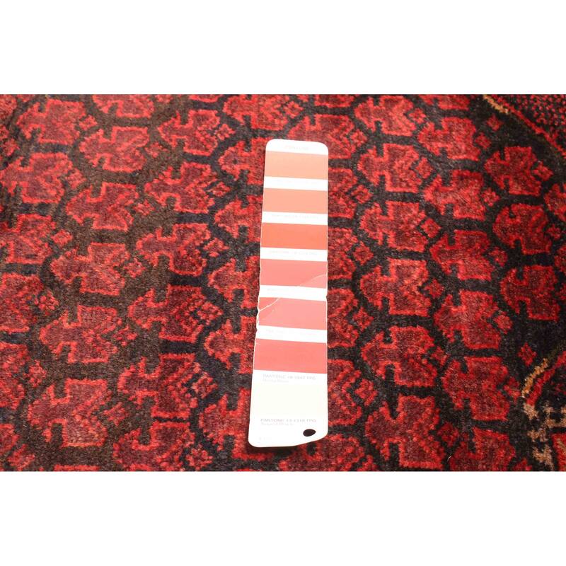 ECARPETGALLERY Hand-knotted Teimani Red Wool Rug - 3'0 x 4'8