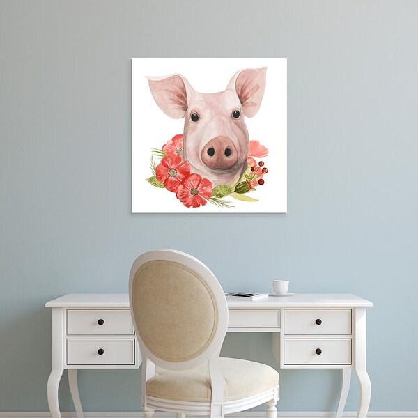 Easy Art Prints Grace Popp's 'Poppy Farm IV' Premium Canvas Art