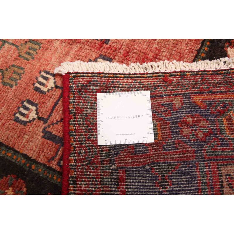 ECARPETGALLERY Hand-knotted Andelz Red Wool Rug - 4'3 x 7'3
