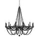 preview thumbnail 26 of 25, Acroma 12-light Farmhouse Empire Beaded Chandelier