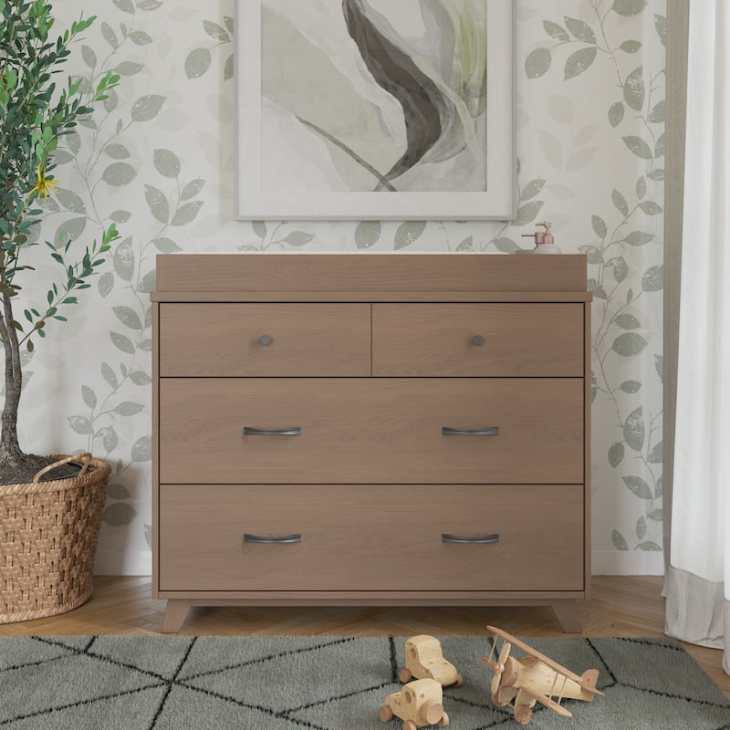 Soho 3 Drawer Dresser with Dressing Kit - Dusty Heather