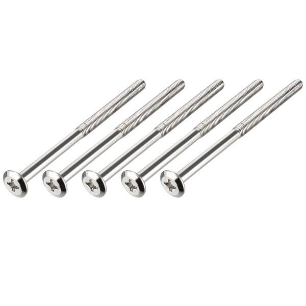 M6x100mm Phillips Head Screws Furniture Bolts 58mm Thread Length 5pcs M6x100mm 5pcs On Sale Overstock 25449102