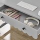 preview thumbnail 22 of 25, Emmeline 1-Drawer Scallop Writing Desk