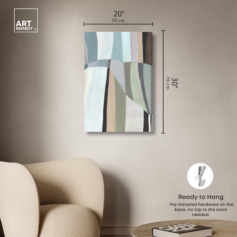 Abstract Fragments I Canvas by Art Remedy, Gallery Wrapped