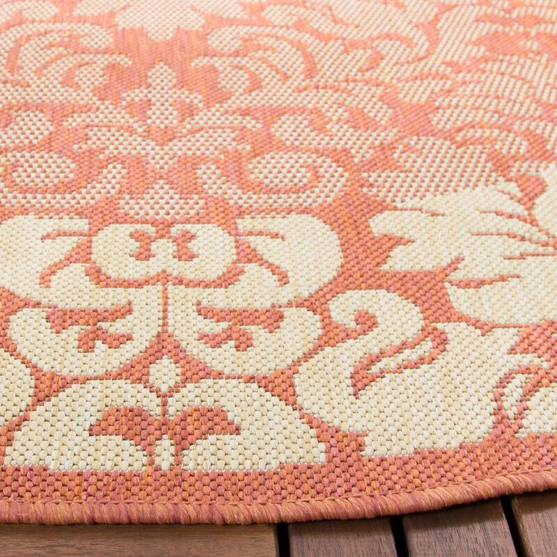 SAFAVIEH, Courtyard Foelke Indoor/ Outdoor Patio Backyard Rug