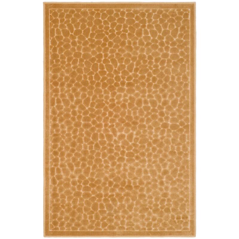 Martha Stewart by SAFAVIEH Handmade Reptilian Viscose Rug - 2'7" x 4' - Taupe