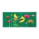 preview thumbnail 2 of 0, 22 in. x 10 in. Finches and Flowers Sassafras Switch Mat