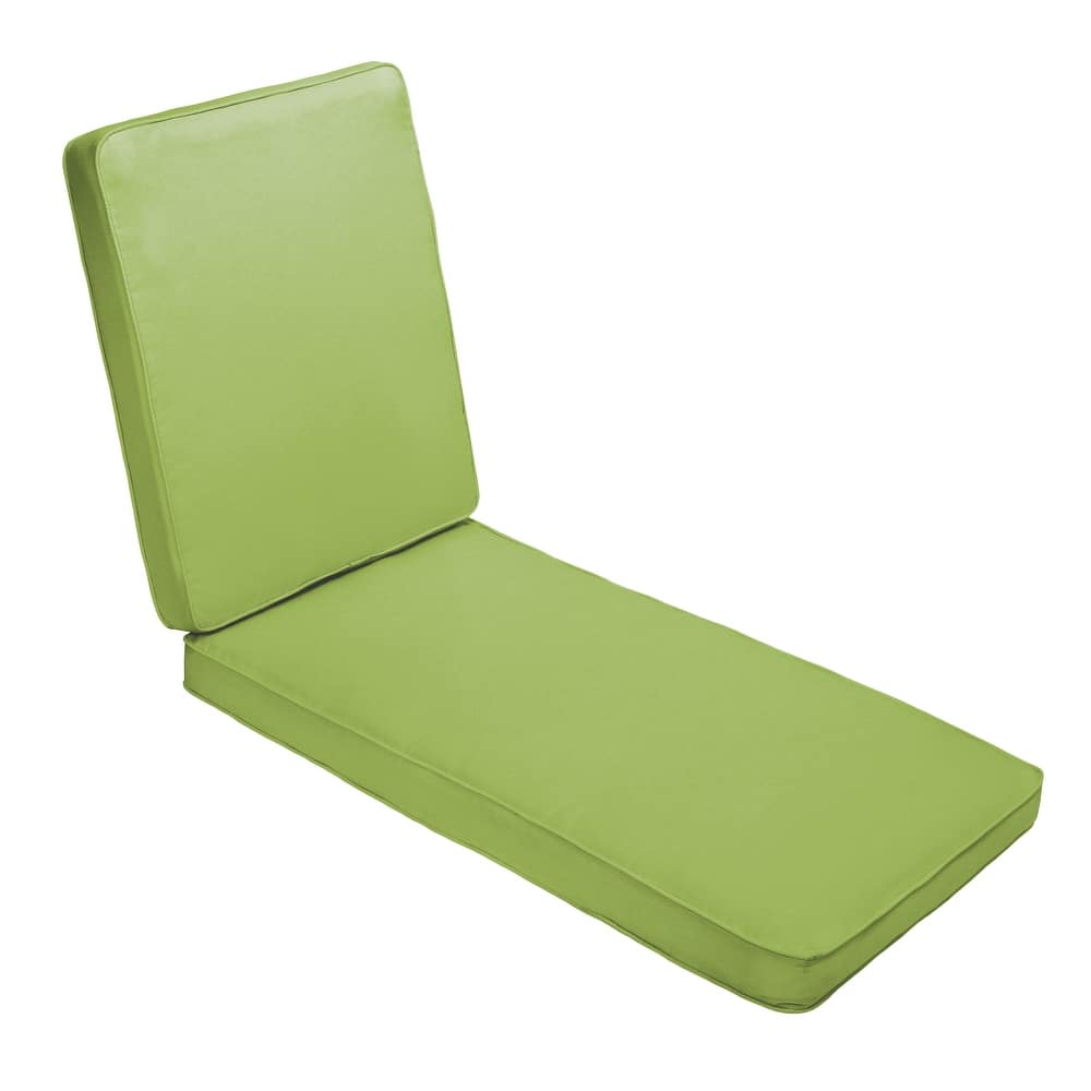 Sorra Home Apple Green Indoor/ Outdoor Hinged Cushion - Corded