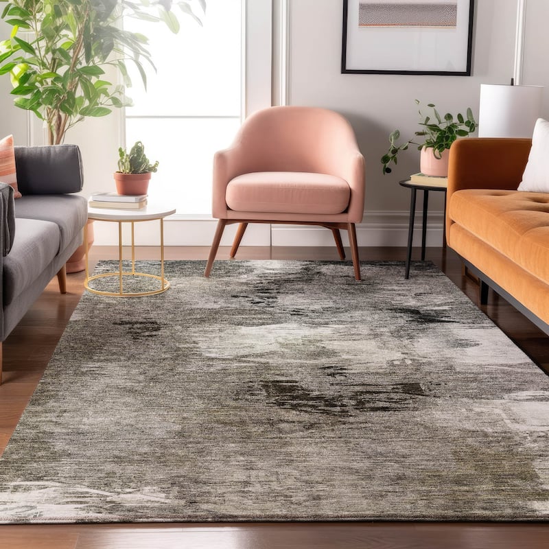 Premium Washable Super Soft Mayfield Rug - Taupe - 3' x 5' - Rectangle