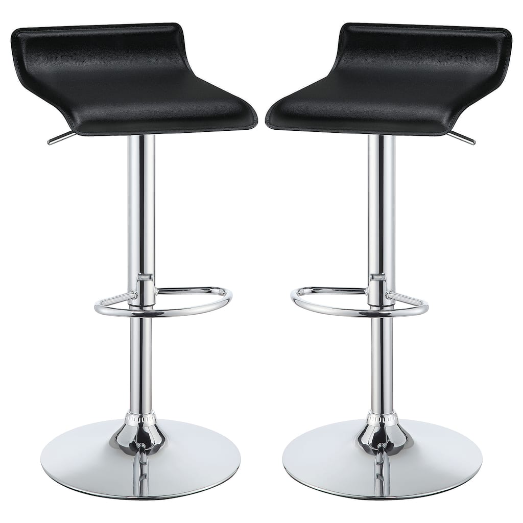 Bidwell Upholstered Adjustable Bar Stool (Set of 2)