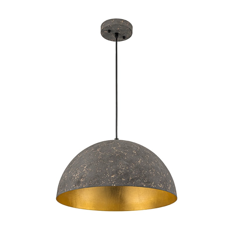 Industrial Oversized Metal Dome Pendant Light - Modern Farmhouse