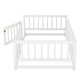 preview thumbnail 91 of 102, Montessori Floor Bed with Fence Guardrail and Removable Door Toddler Floor Wood Bed Frame for Kids Boys Girls Children's Room